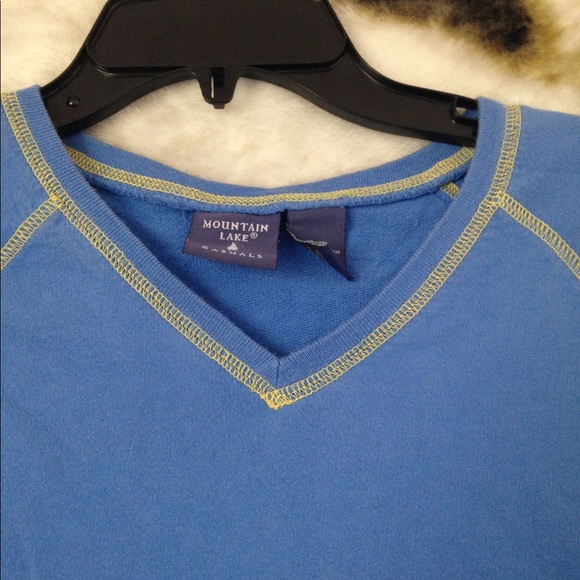 Mountain Lake Ladies Short Sleeve V-neck - Picture 2 of 4